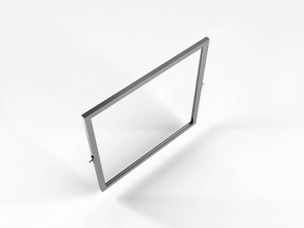 Acrobat Slim Signholder / Shelf 15″ Square